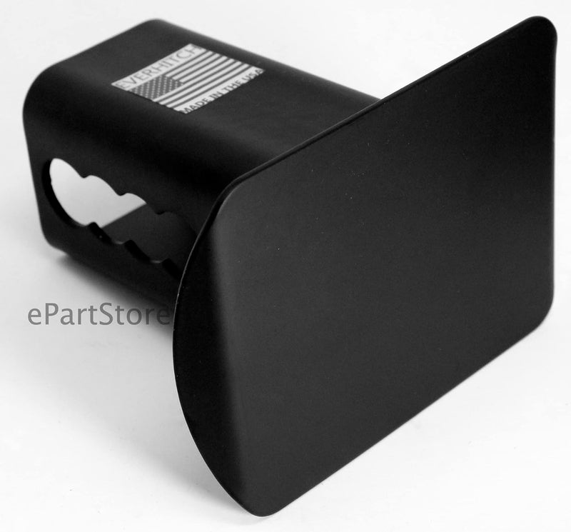 eVerHITCH Blank Metal Hitch Cover (Fits 2.5" Receiver, Black 3"x4") - Image 5